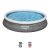 Set piscina fuori terra rotonda Fast Set  gonfiabile da 457x84 cm grigio